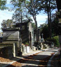 The Père-Lachaise cemetery